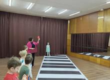 Занятие по ПДД в объединении "Знайка"